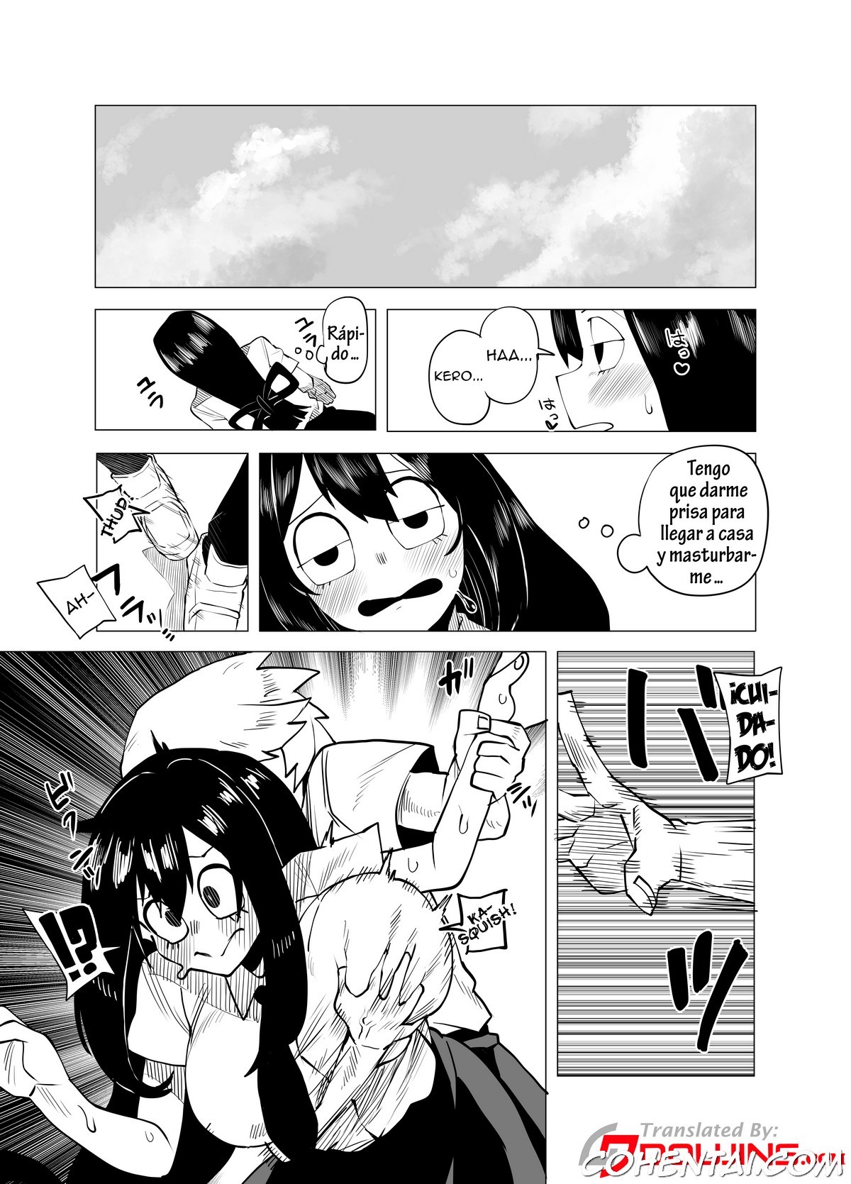 Teisou Gyakuten Butsu ~Tsuyu no Baai~ (Boku no Hero Academia) xxx comics manga porno doujin hentai español sexo 