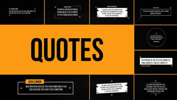 Modern Quotes - VideoHive 37444252