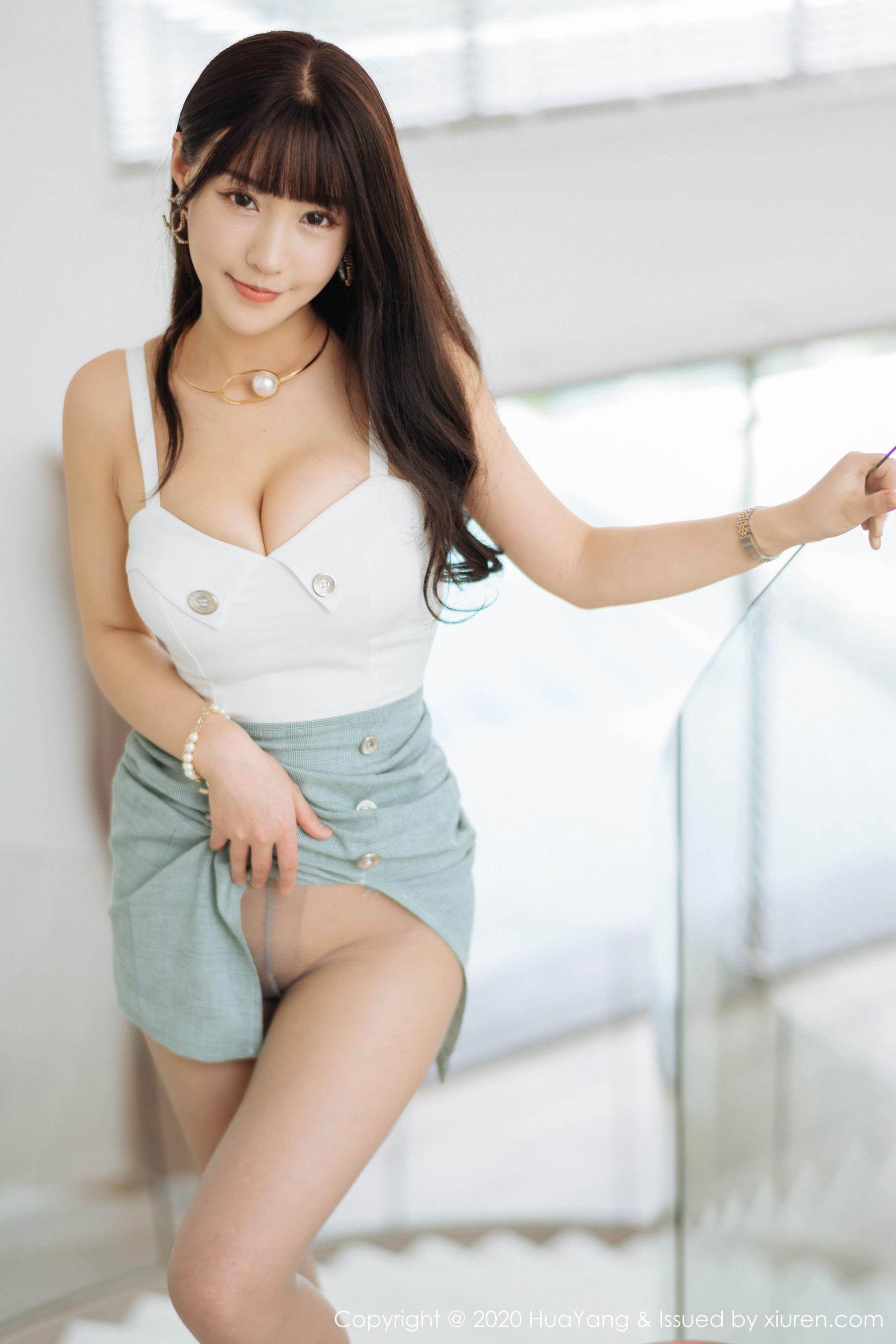 [花漾HuaYang] Vol.226 朱可儿Flower 《性感内衣与朦胧肉丝系列》 写真集(17)