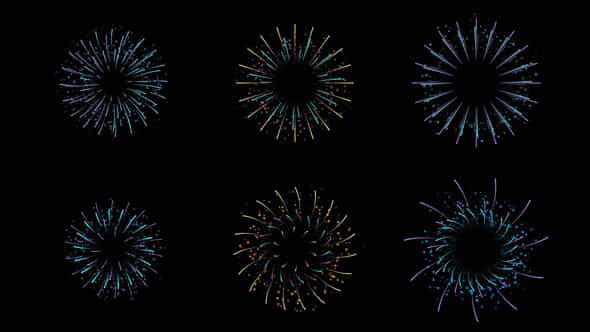 Animated Fireworks Elements - VideoHive 49485808