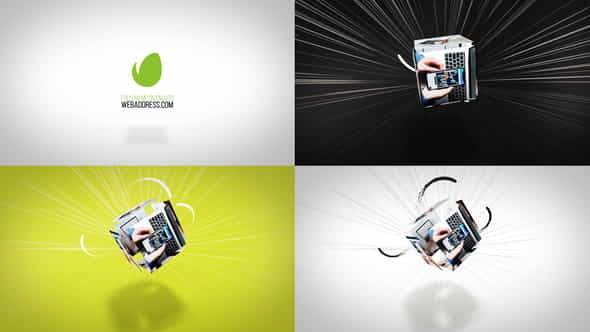 Clean Dynamic Cube Logo Reveal - VideoHive 34883147