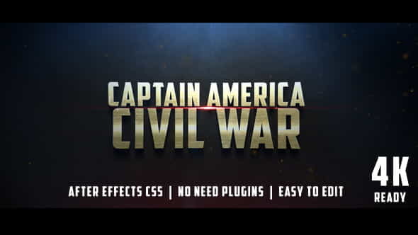 Civil War Cinematic Trailer - VideoHive 12430722