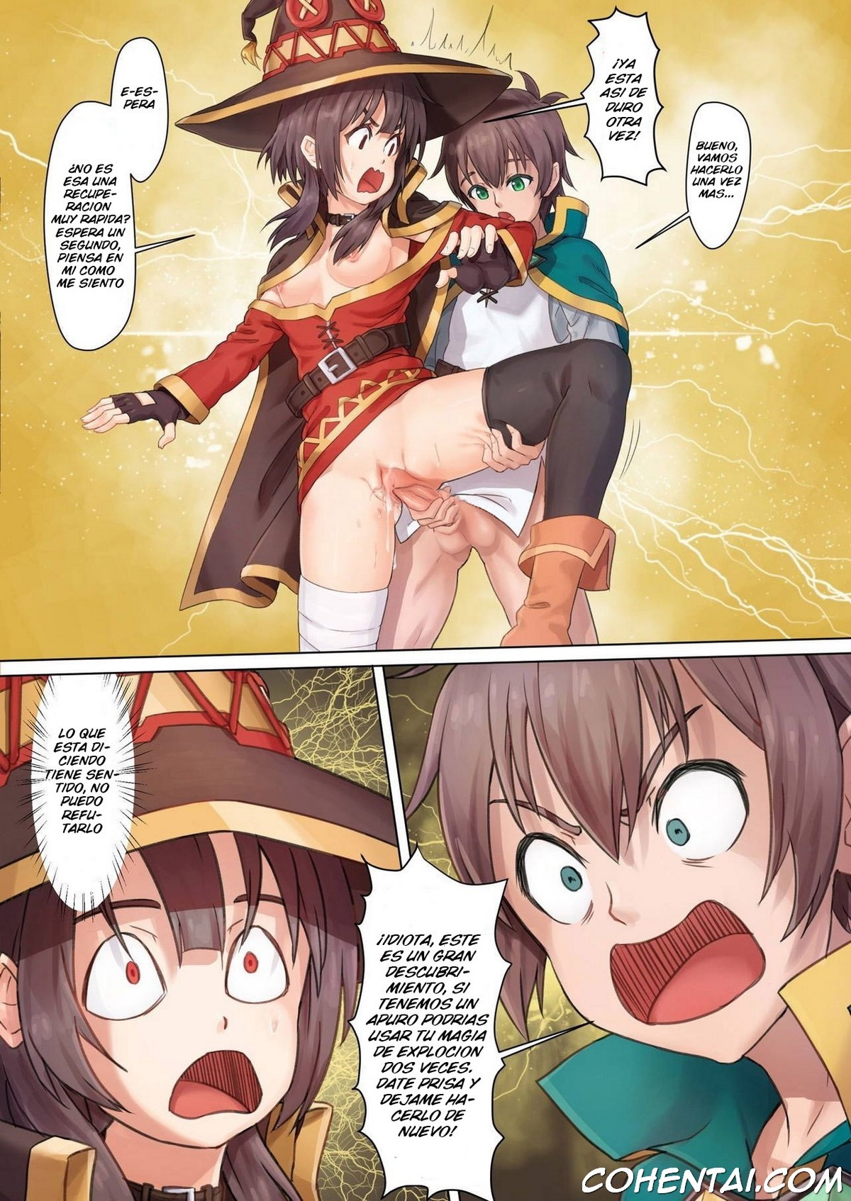 Kono Subarashii Mahoutsukai ni Maryoku Hokyuu o! (Kono Subarashii Sekai ni Syukufuku o!) xxx comics manga porno doujin hentai español sexo 