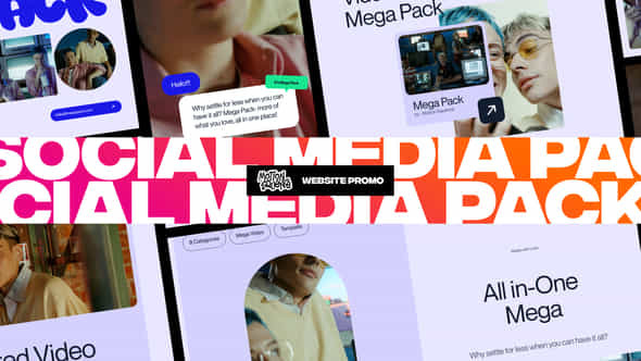 Social Media Website Promo - VideoHive 56816953