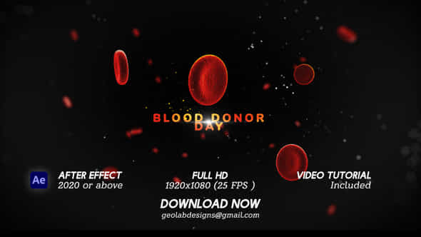 Blood Donor Day L Health Awareness Day - VideoHive 58206334