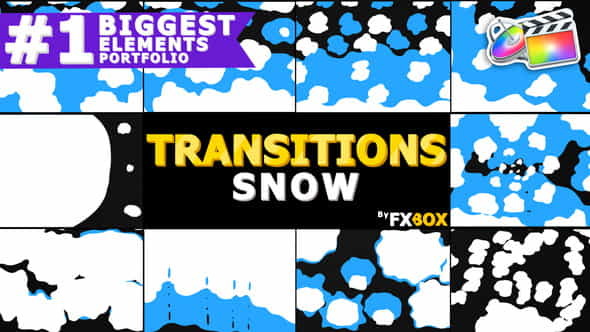 Snow Transitions | FCPX - VideoHive 25356070