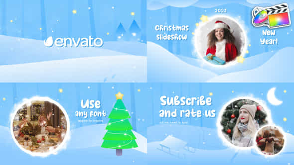 Christmas Greetings Slideshow - VideoHive 42345404