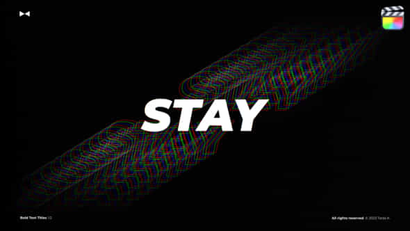 Bold Text Titles - VideoHive 44526054