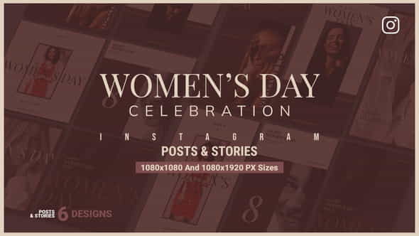 Womens Day Celebration Instagram V119 - VideoHive 36158578