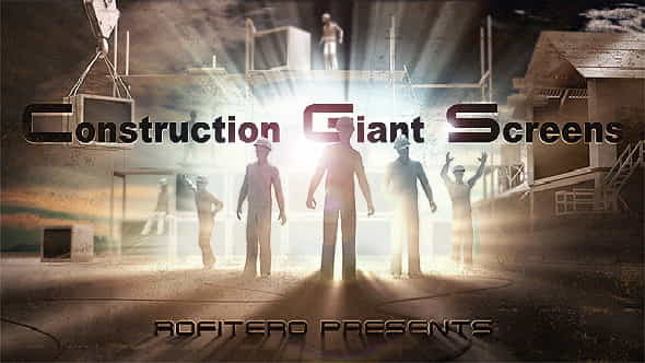 Construction Giant Screens - VideoHive 2022753