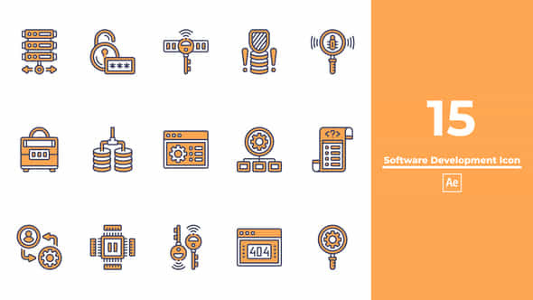 Software Development Icon After Effects - VideoHive 49411085