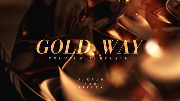 Gold Way - VideoHive 33907333