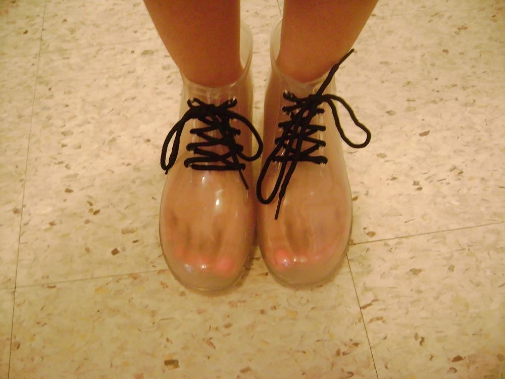 Sorel heel rain boots-3790