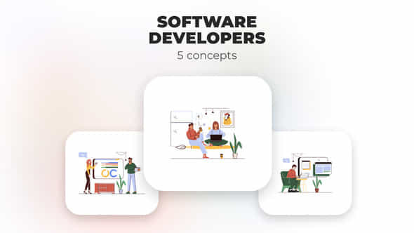 Software developers - - VideoHive 39882308