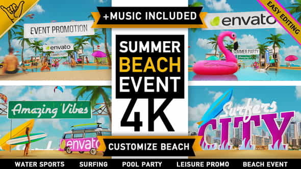 Summer Beach - Holiday Resort - VideoHive 23785909