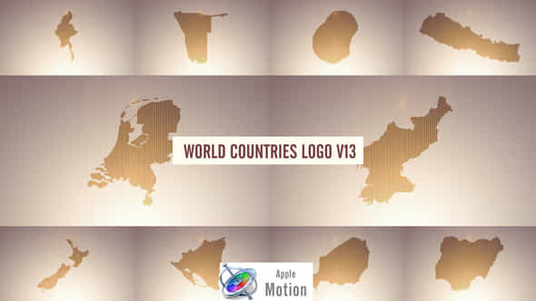World Countries Logo - VideoHive 43859739