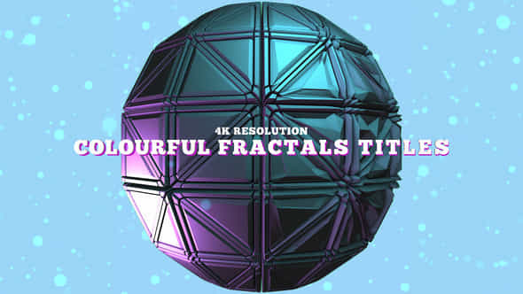 Colourful Fractals Titles - VideoHive 39543440