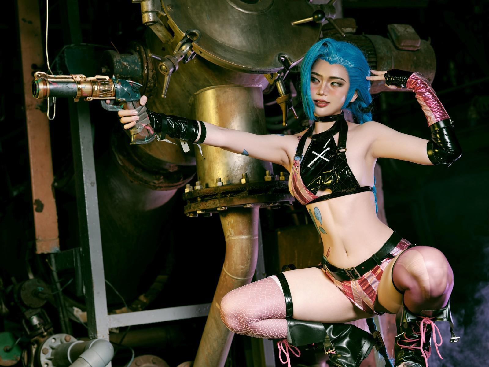 Cosplay ZinieQ Jinx Arcane(16)