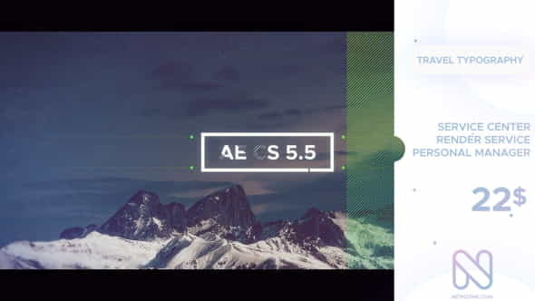 Travel Typography - VideoHive 20696991