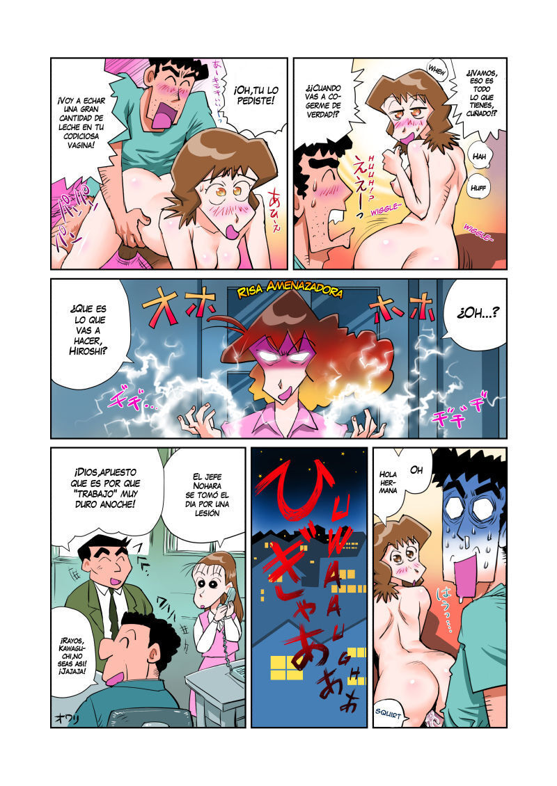 [nanasi] Isourou wa Taihendan  Freeloading is Difficult (Crayon Shin-chan) [Spanish] [VarKatzas666]