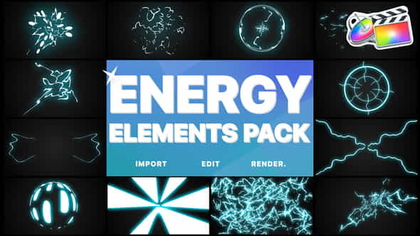 Energy Elements Pack | FCPX - VideoHive 25502051