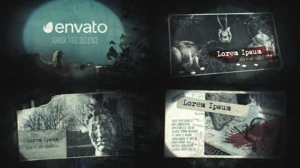 Horror Title Sequence - VideoHive 20874006