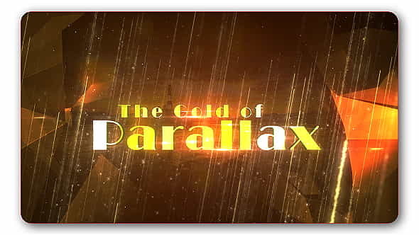 Gold Parallax Trailer Slideshow - VideoHive 18315095
