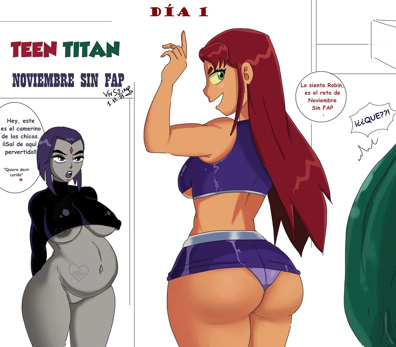 &#91;VN Simp&#93; Teen Titans - Noviembre Sin Fap - 0