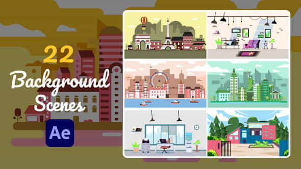 22 Background Scenes | After - VideoHive 30595668