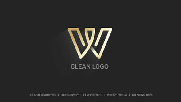 Clean Logo - VideoHive 48631407