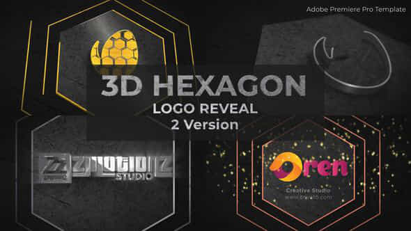3D Hexagon Logo - VideoHive 39526599