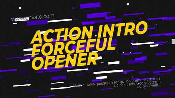 Action Intro - Forceful Opener - VideoHive 23653346