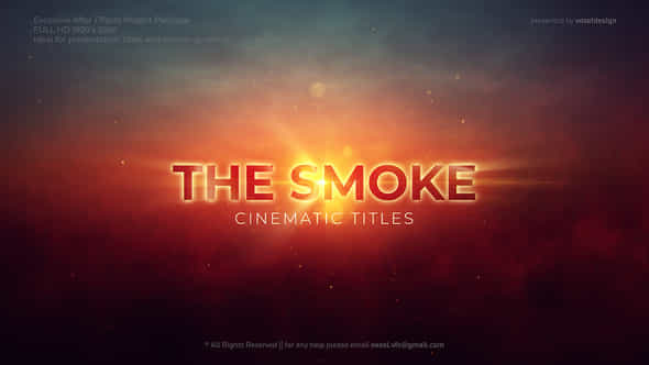 The Smoke Cinematic - VideoHive 35441168