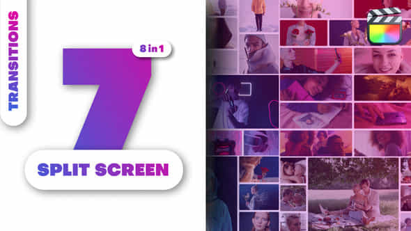 Multiscreen Transitions 7 Split Screen - VideoHive 51999544