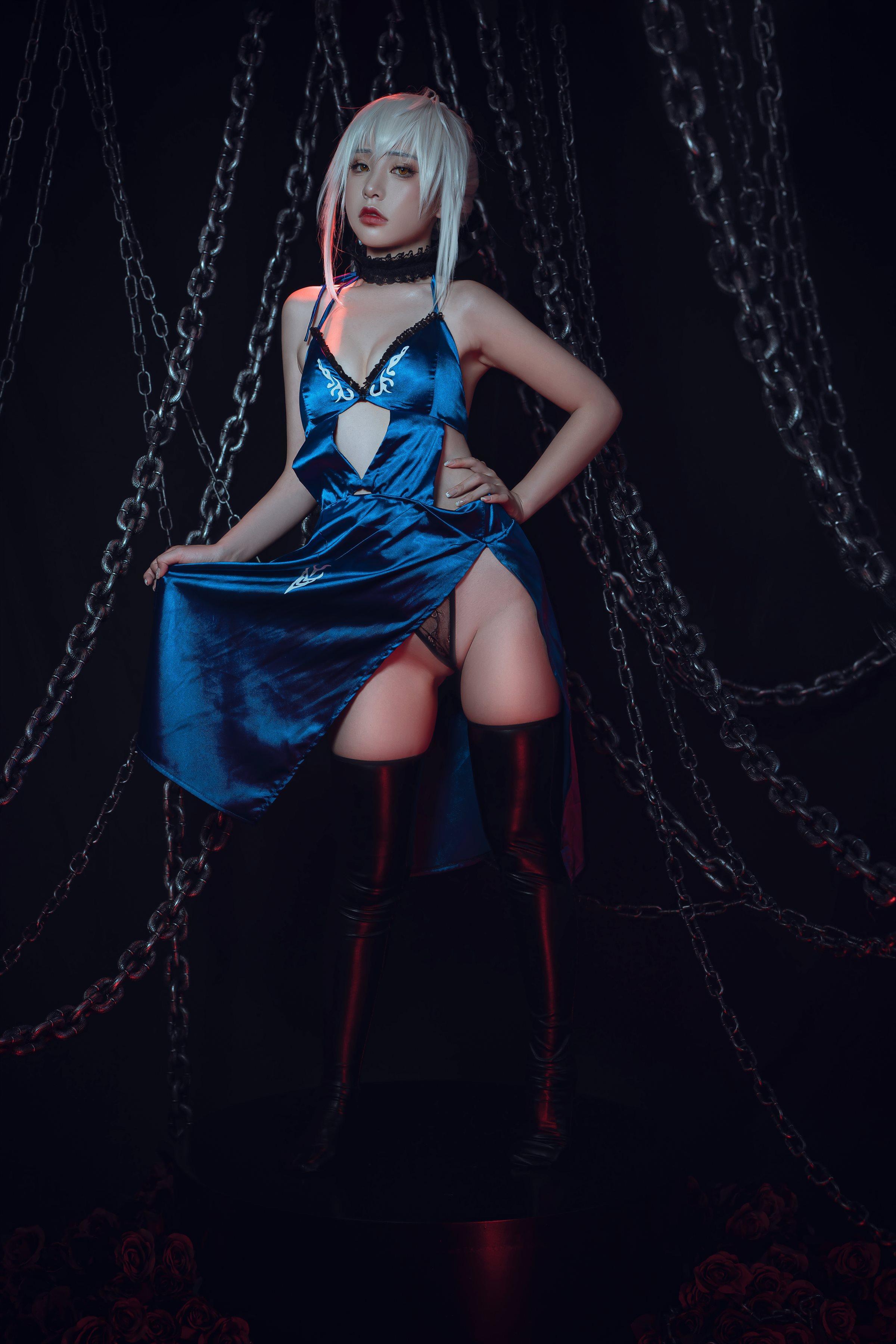 爆机少女喵小吉 Nekokoyoshi - 七月 Fate stay night 黑呆 - Saber Alter(18)