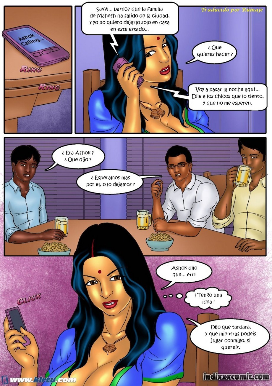 Savita Bhabhi 36 Juego de Poker - 10