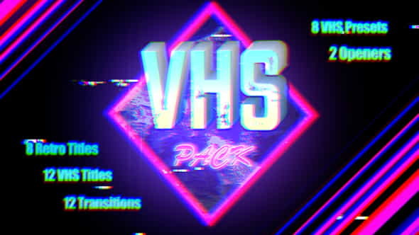 VHS Pack | Final Cut - VideoHive 22944448