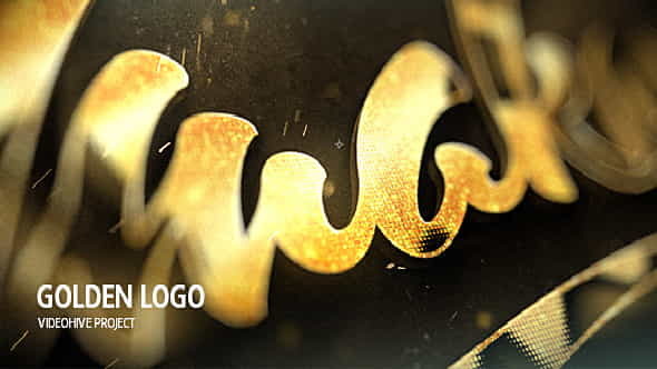 Golden Logo - VideoHive 9331620
