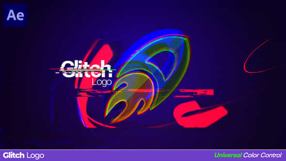 Glitch Logo - VideoHive 46728423