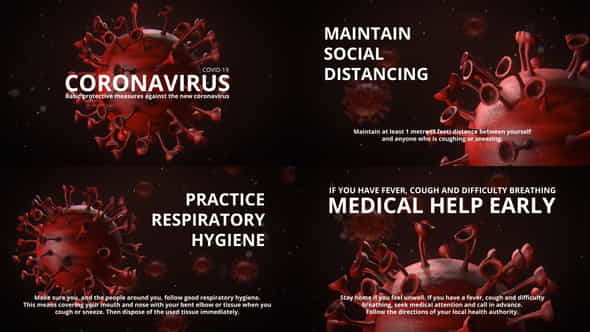 Coronavirus COVID-19 - VideoHive 26170224