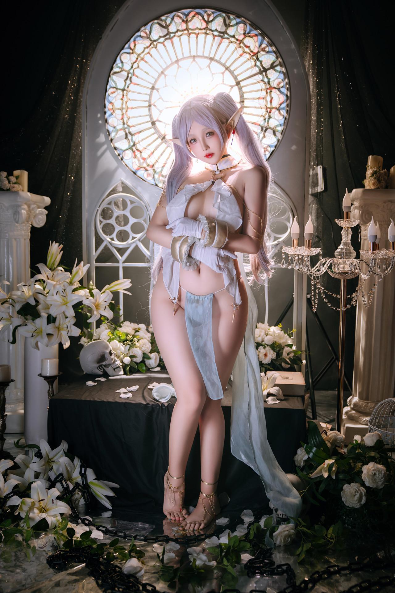 Cosplay Rinaijiao日奈娇 – 芙莉莲（圣光版）(13)
