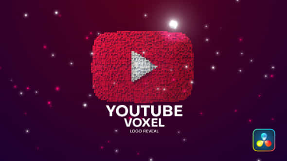 Youtube Voxel Pixel Logo Reveal - VideoHive 51358595