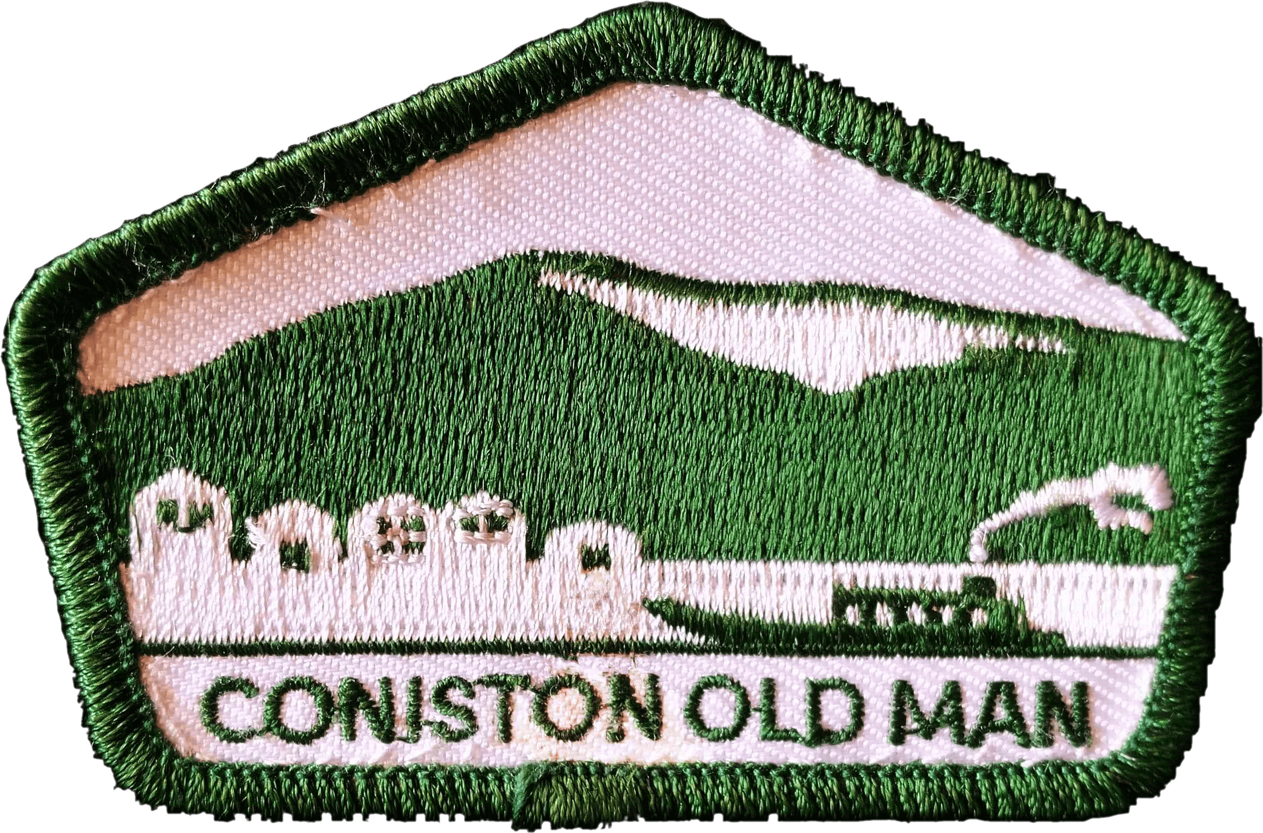 A scene of a fell labled as 'Coniston Old Man'