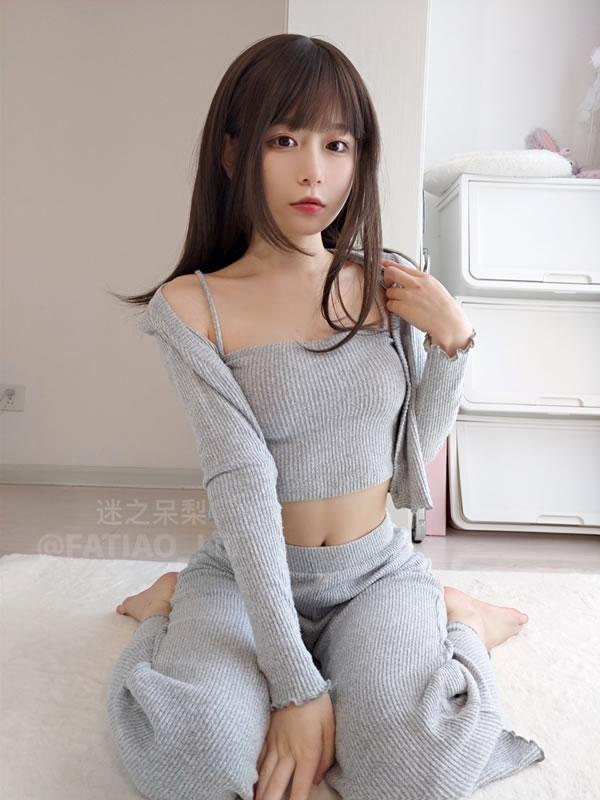 迷之呆梨发条少女-部屋着+粉红色和服(25)