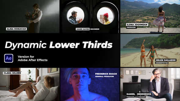 Dynamic Lower Thirds - VideoHive 46886629