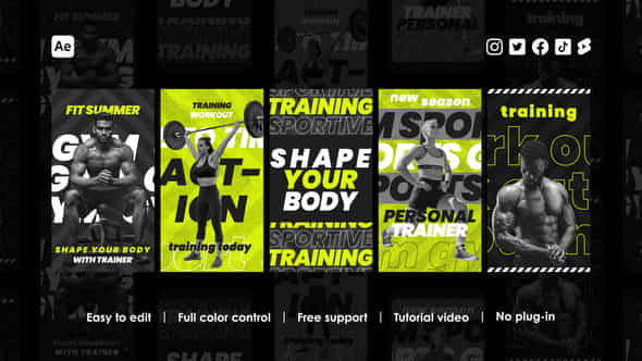 Sport Instagram Reels - VideoHive 46100798