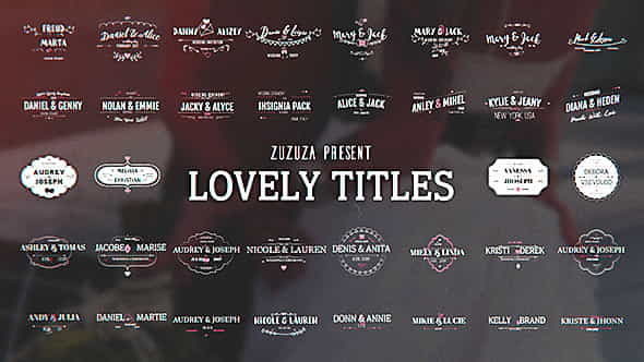 Lovely Titles - VideoHive 19328834