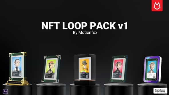 NFT Loop Mockup v1 - VideoHive 36353175