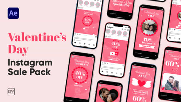 Valentines Day Instagram - VideoHive 43427336