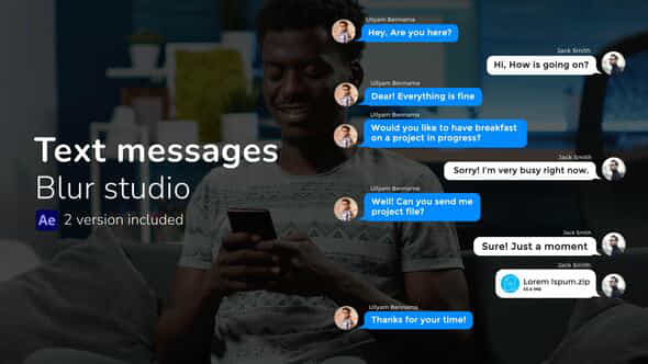 Text Messages - VideoHive 54613063